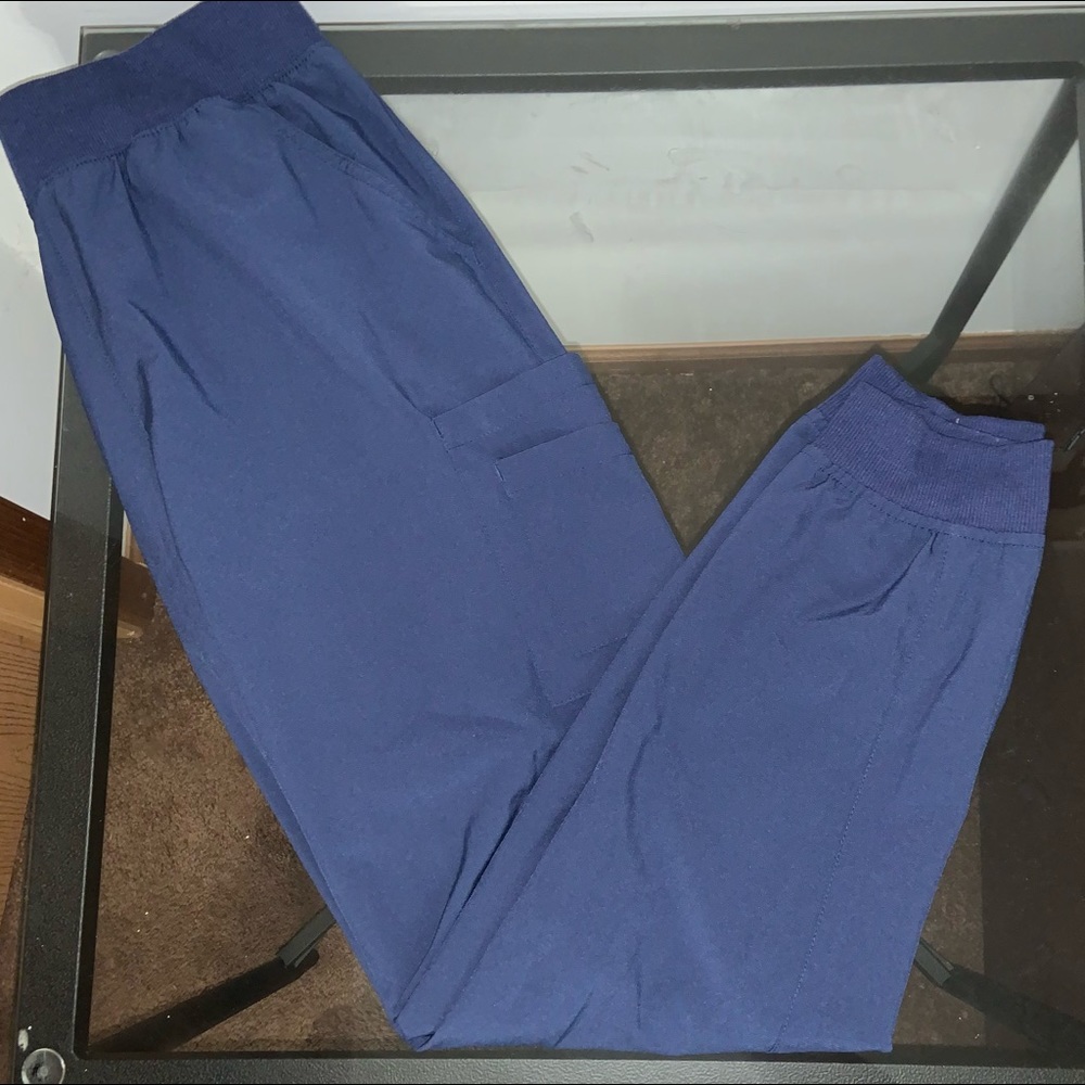 easy stretch jogger scrub pants